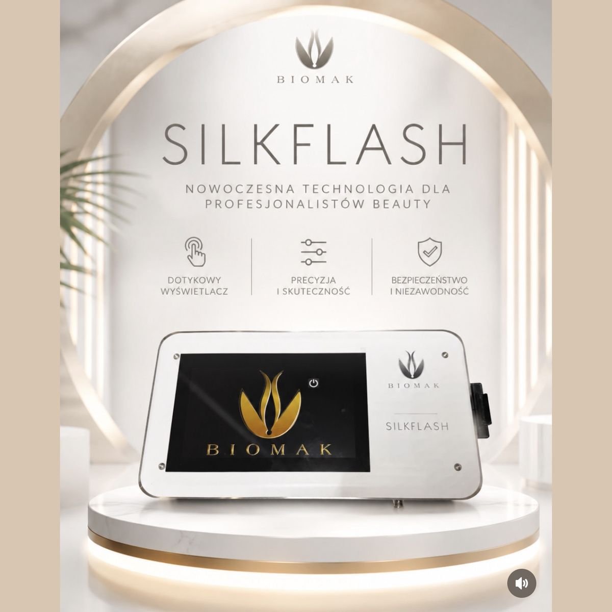 Biomak SilkFlash — апарат для електроепіляції